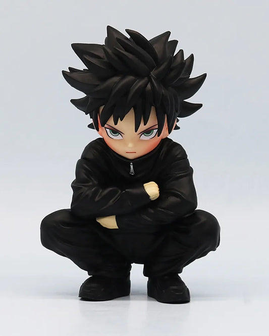 Megumi Fushiguro squatting - Jujutsu Kaisen